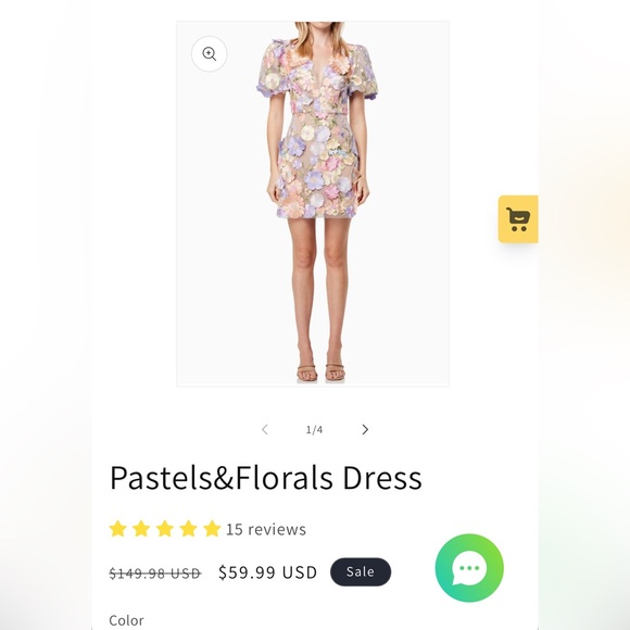 floral dress - Picture 1 of 2